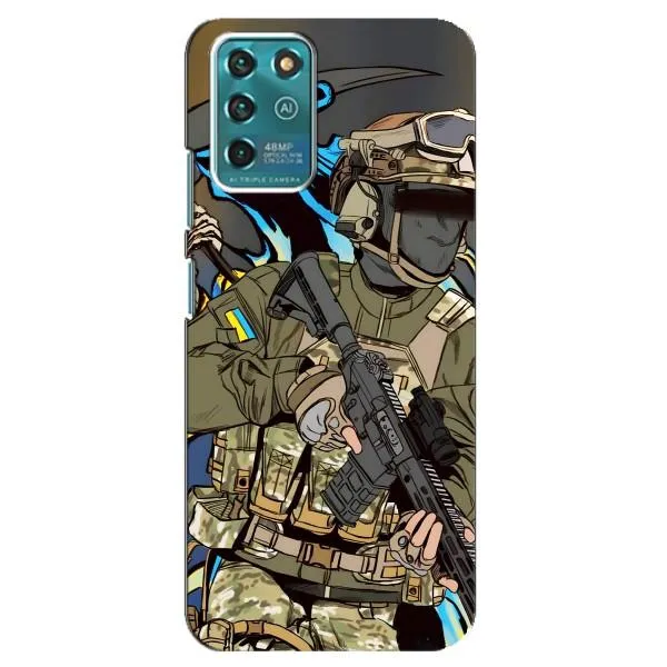 Чехол с принтом «Воин ВСУ» для ZTE Blade V30 Vita