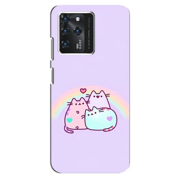 Чохол з принтом «Радужний котик» для ZTE Blade V30