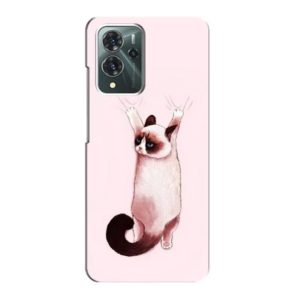 Чехол с принтом «Котик падает» для ZTE Blade V40 Pro