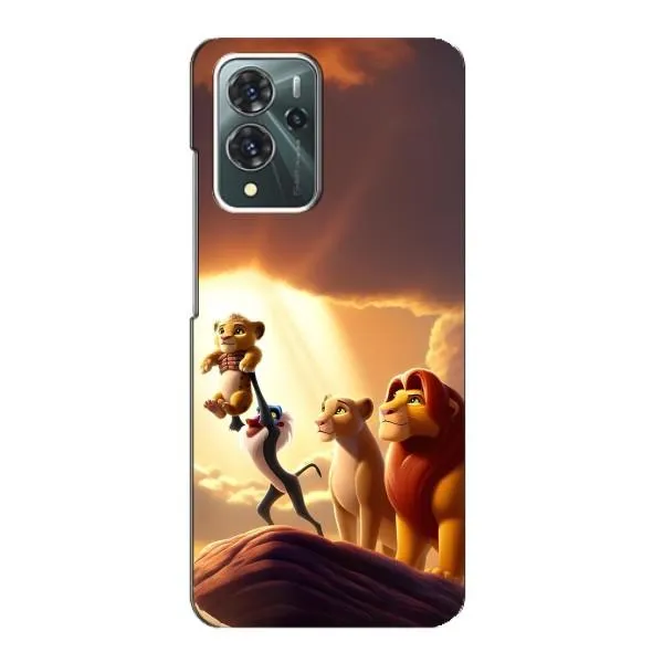 Чехол с принтом «Симба на презентации» для ZTE Blade V40 Pro