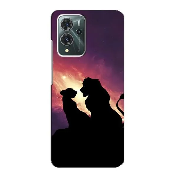 Чехол с принтом «Силуэт Симба и Налу» для ZTE Blade V40 Pro