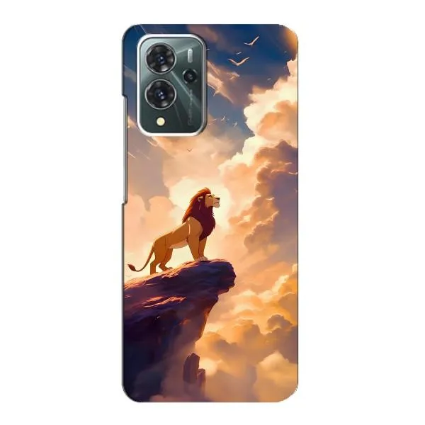 Чехол с принтом «Симба на скале» для ZTE Blade V40 Pro