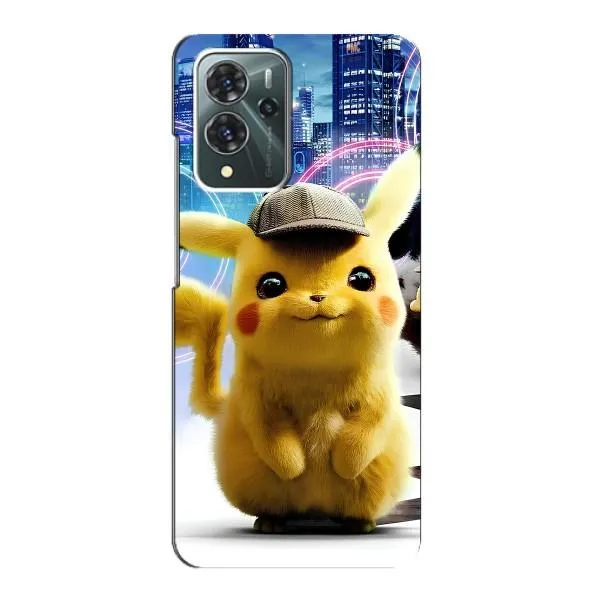 Чехол с принтом «Пикачу в городе» для ZTE Blade V40 Pro