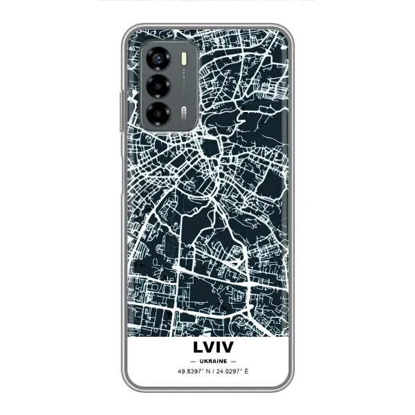 Чехол с принтом «Львов» для Blade V40 Vita