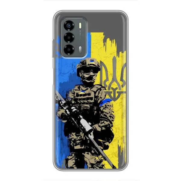 Чехол с принтом «АРТ солдат» для Blade V40 Vita