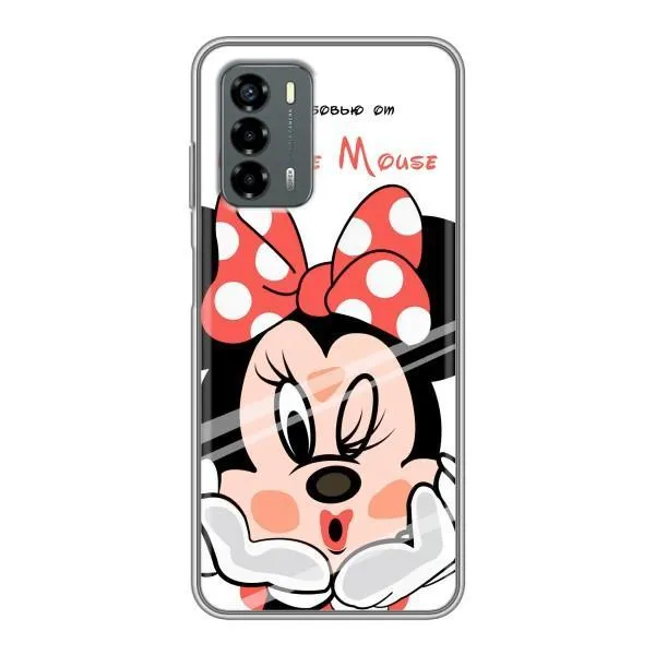 Чехол с принтом «Маус Минни» для Blade V40 Vita