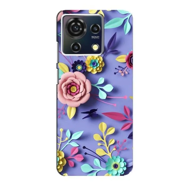 Чехол с принтом «Цветочный дизайн» для ZTE Blade V50 Vita