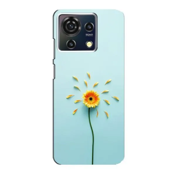 Чехол с принтом «Желтый цветок» для ZTE Blade V50 Vita