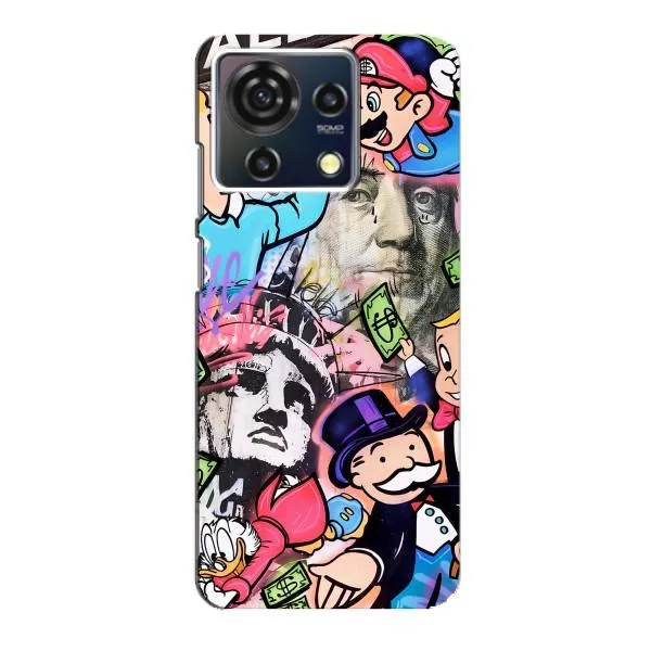 Чехол с принтом «Monopoly man» для ZTE Blade V50 Vita