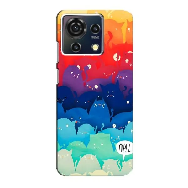 Чехол с принтом «Mew» для ZTE Blade V50 Vita