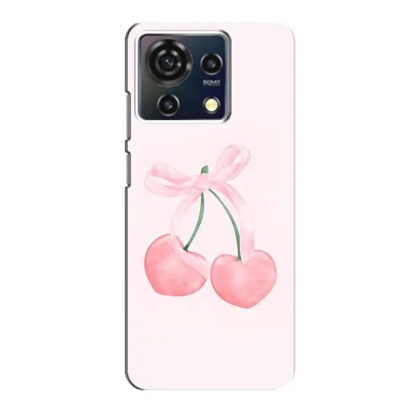 Чехол с принтом «Розовые вишни» для ZTE Blade V50 Vita
