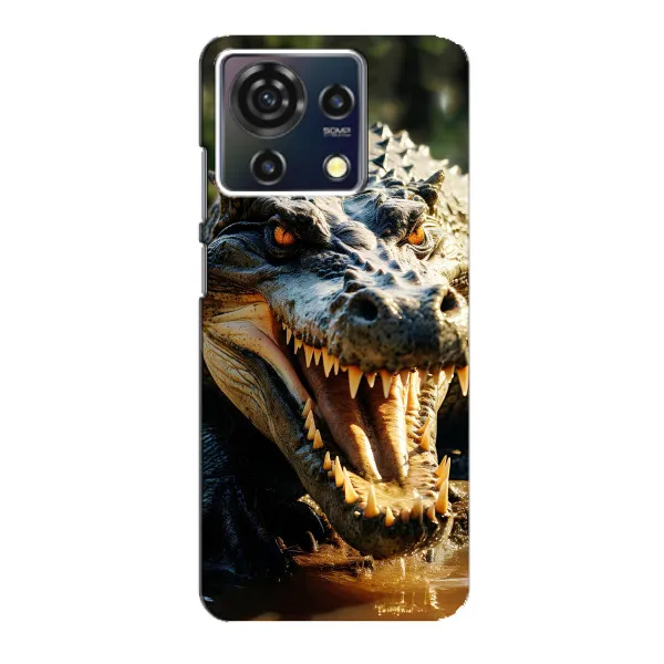Чехол с принтом «Опасный крокодил» для ZTE Blade V50 Vita