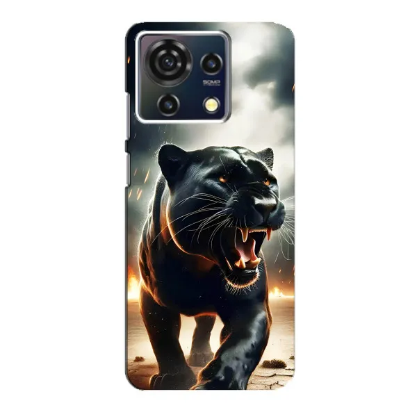Чехол с принтом «Черная пантера» для ZTE Blade V50 Vita
