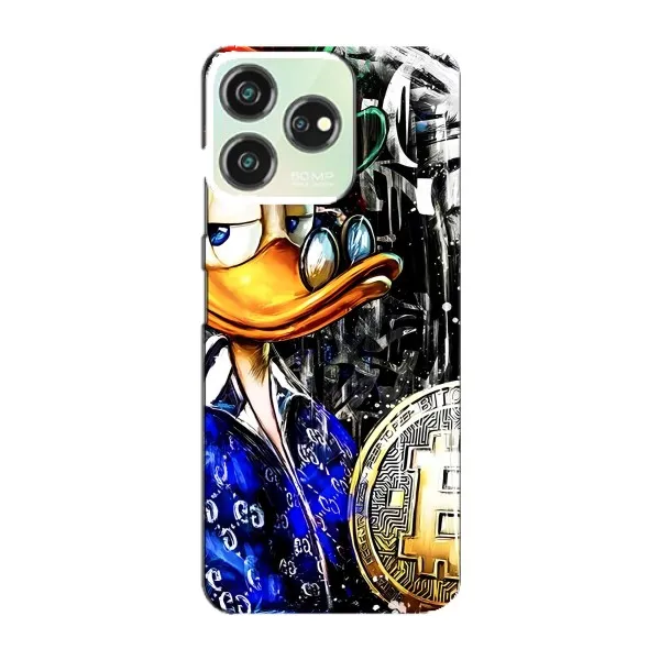 Чехол с принтом «Биткойн Скрудж» для ZTE Blade V50
