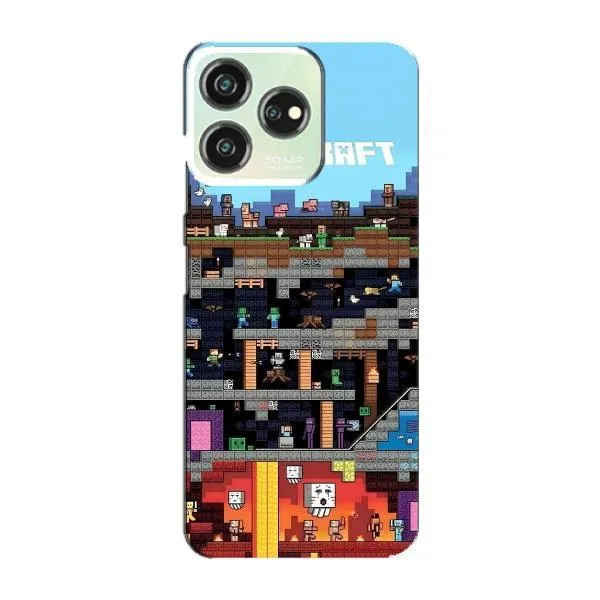 Чохол з принтом «фон Minecraft» для ZTE Blade V50 Чохол з принтом «фон Minecraft» для ZTE Blade V50