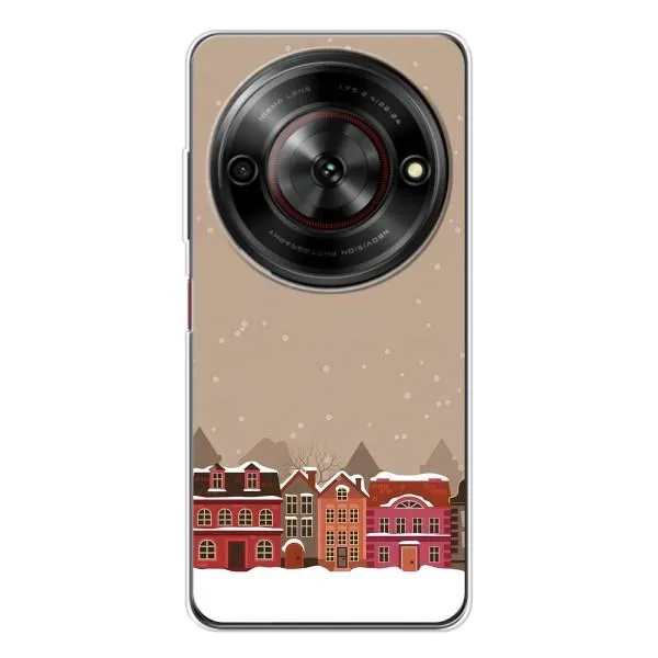 Чехол с принтом «Зимний город» для ZTE Nubia Focus 5G