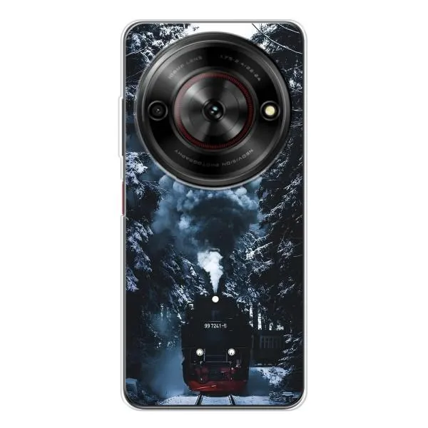 Чехол с принтом «Зимний поезд» для ZTE Nubia Focus 5G
