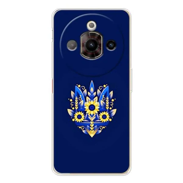 Чохол з принтом «Квітковий Герб» для ZTE Nubia Focus Pro Чохол з принтом «Квітковий Герб» для ZTE Nubia Focus Pro