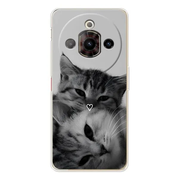 Чехол с принтом «Пара котов» для ZTE Nubia Focus Pro