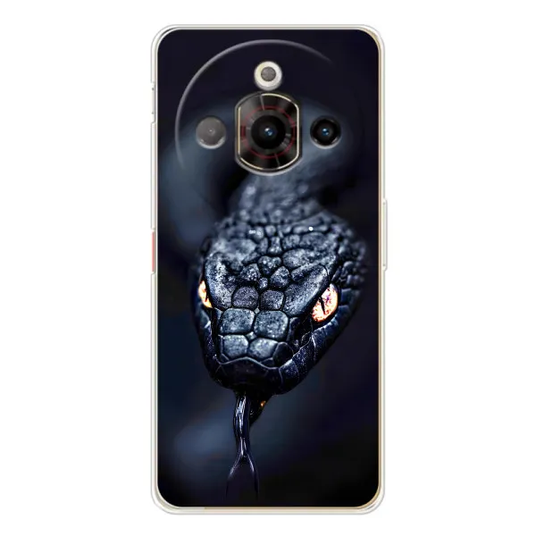 Чехол с принтом «Черная змея» для ZTE Nubia Focus Pro