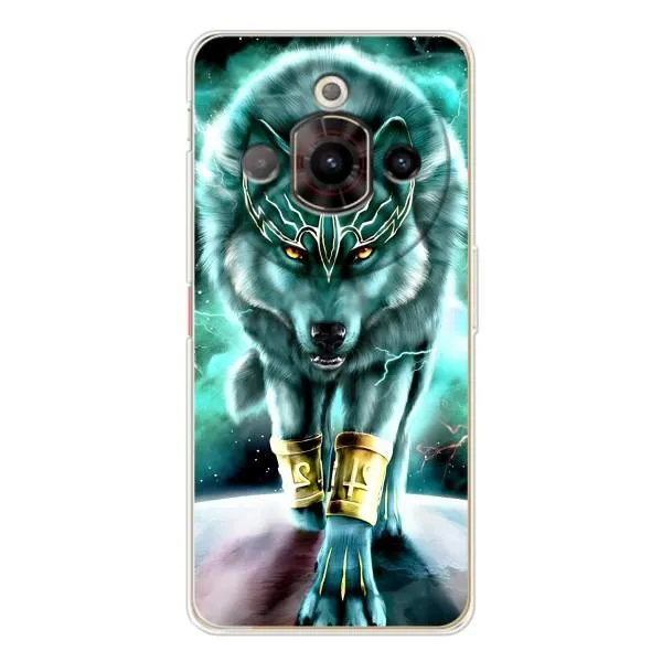 Чехол с принтом «Яркий волк» для ZTE Nubia Focus Pro