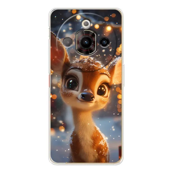 Чехол с принтом «Олененок среди гирлянд» для ZTE Nubia Focus Pro