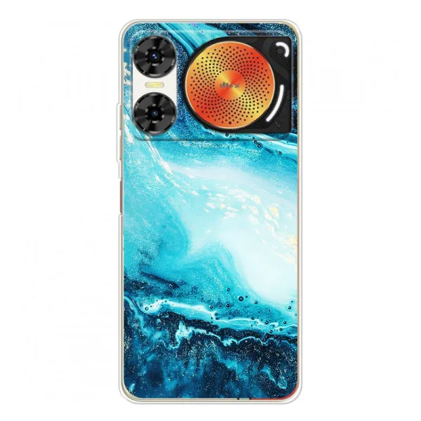 Чехол с принтом «Голубой мрамор» для ZTE Nubia Music 2