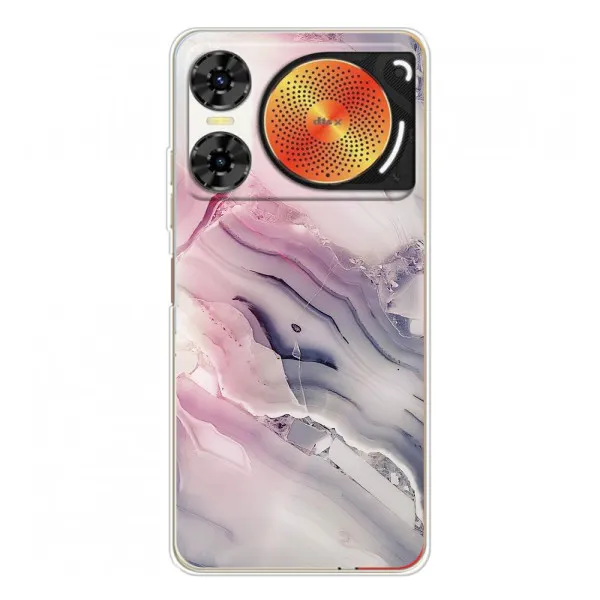 Чехол с принтом «Пурпурный Мрамор» для ZTE Nubia Music 2