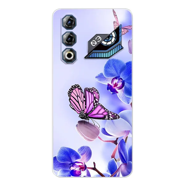 Чехол с принтом «Бабочка на цветочке» для ZTE Nubia Neo 3 GT
