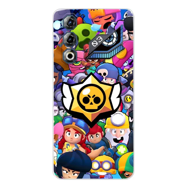 Чехол с принтом «Лого Brawl Stars» для ZTE Nubia Neo 3 GT