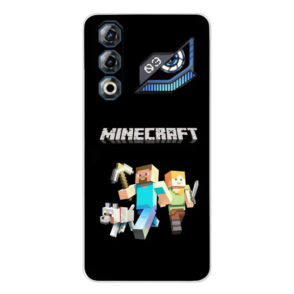 Чехол с принтом «герои Minecraft» для ZTE Nubia Neo 3 GT