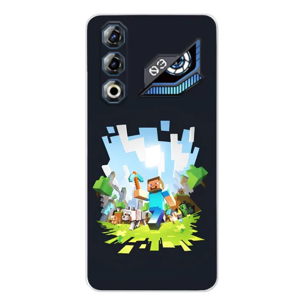Чехол с принтом «персонажи Minecraft» для ZTE Nubia Neo 3 GT