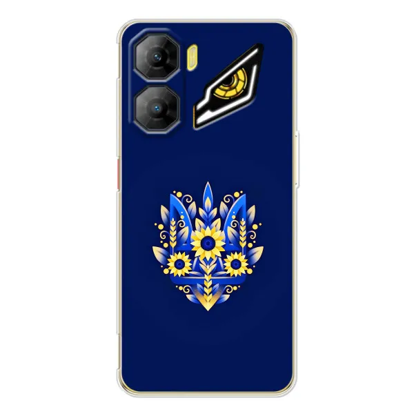 Чехол с принтом «Цветочный Герб» для ZTE Nubia Neo 3
