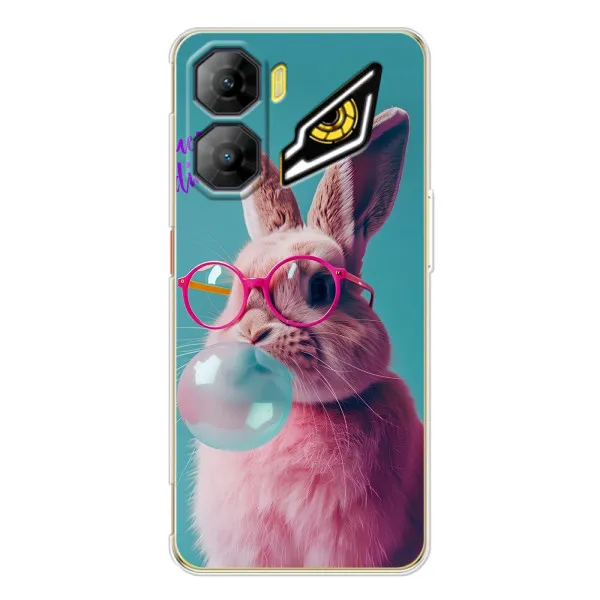 Чехол с принтом «Кролик в очках» для ZTE Nubia Neo 3