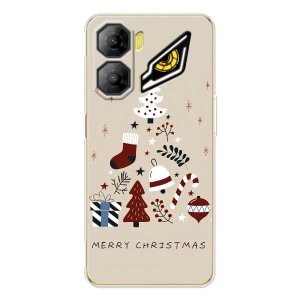 Чехол с принтом «Merry Christmas» для ZTE Nubia Neo 3