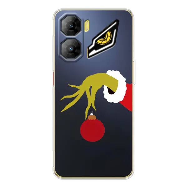 Чехол с принтом «Гринч с игрушкой» для ZTE Nubia Neo 3