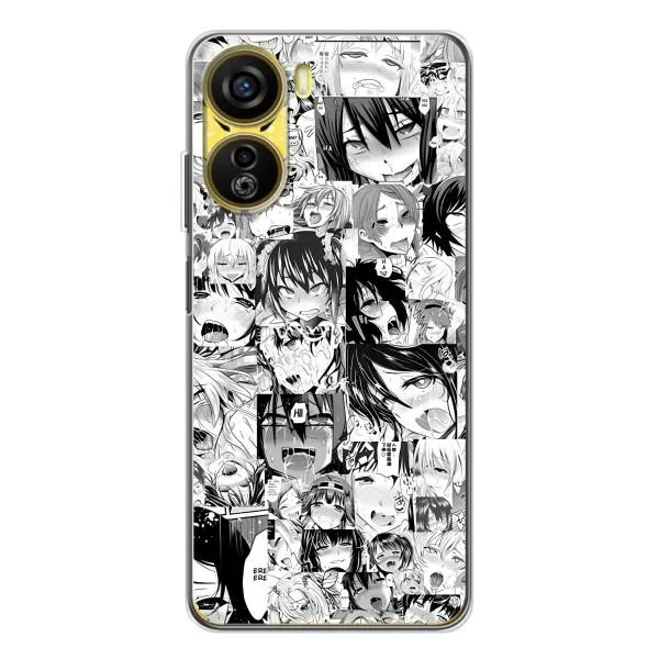 Чехол с принтом «Ahegao manga» для ZTE Nubia Neo 5G