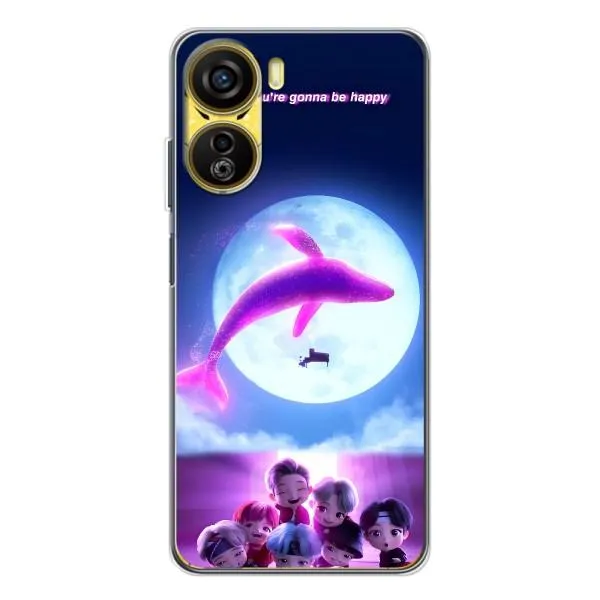 Чехол с принтом «КИТ BTS» для ZTE Nubia Neo 5G Чехол с принтом «КИТ BTS» для ZTE Nubia Neo 5G