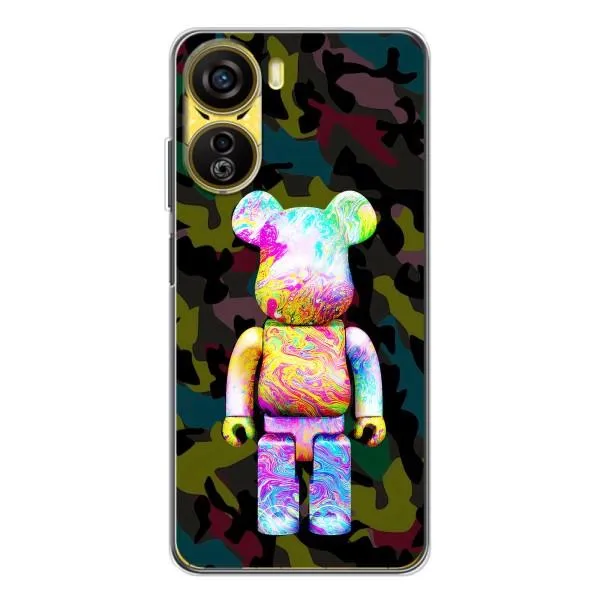 Чехол с принтом «Яркий Bearbrick» для ZTE Nubia Neo 5G