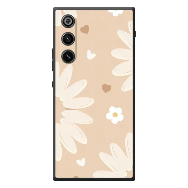 Чехол с принтом «Бежевые цветы» для ZTE Nubia RedMagic 10 Air