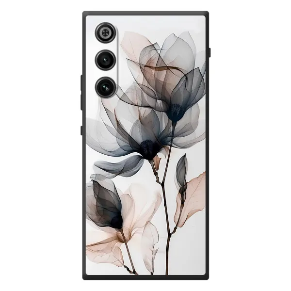 Чехол с принтом «Цветы на белом» для ZTE Nubia RedMagic 10 Air
