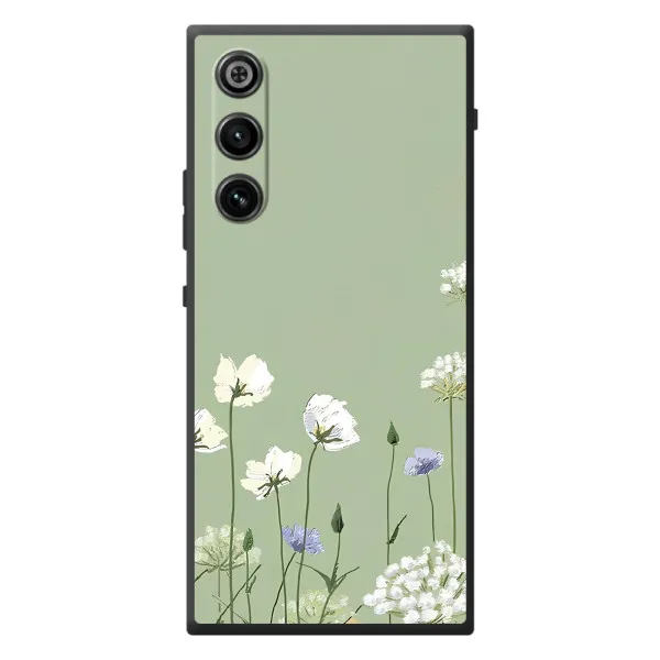 Чехол с принтом «Цветы на зеленом» для ZTE Nubia RedMagic 10 Air