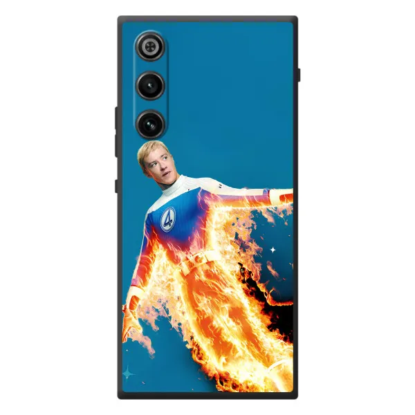 Чехол с принтом «Человек-факел в огне» для ZTE Nubia RedMagic 10 Air