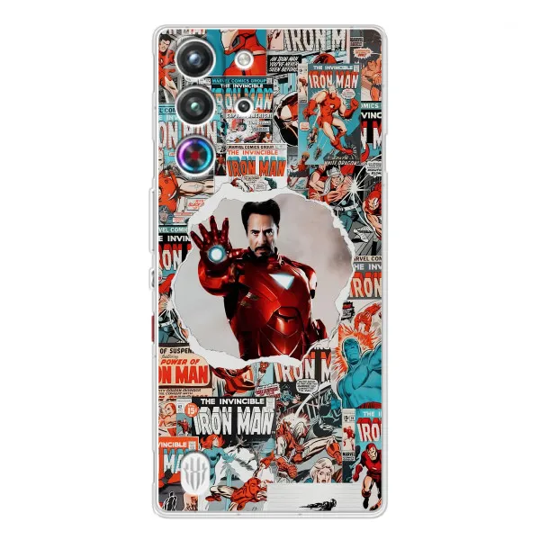 Чехол с принтом «Айронмен» для ZTE Nubia RedMagic 10 Pro Чехол с принтом «Айронмен» для ZTE Nubia RedMagic 10 Pro