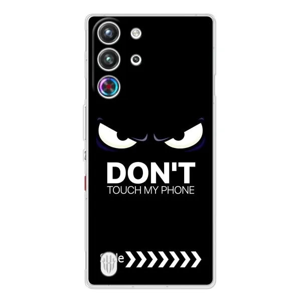 Чехол с принтом «Не трогай телефон» для ZTE Nubia RedMagic 10 Pro
