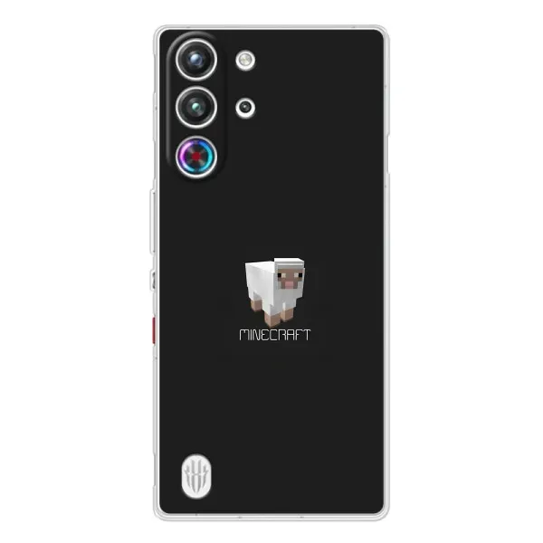 Чехол с принтом «Овечка Майнкрафт» для ZTE Nubia RedMagic 10 Pro