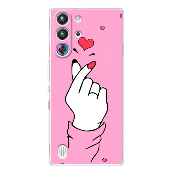 Чехол с принтом «Знак Love» для ZTE Nubia RedMagic 10 Pro Чехол с принтом «Знак Love» для ZTE Nubia RedMagic 10 Pro