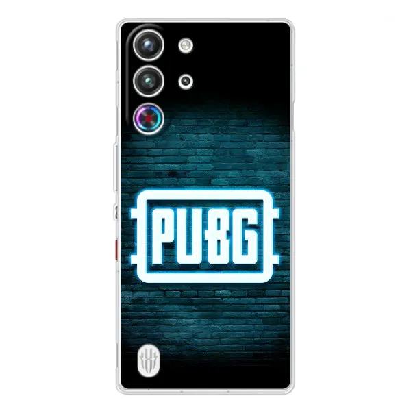 Чехол с принтом «Лого PUBG» для ZTE Nubia RedMagic 10 Pro Чехол с принтом «Лого PUBG» для ZTE Nubia RedMagic 10 Pro
