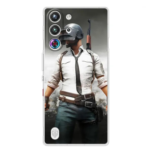Чехол с принтом «Пабг мен» для ZTE Nubia RedMagic 10 Pro Чехол с принтом «Пабг мен» для ZTE Nubia RedMagic 10 Pro