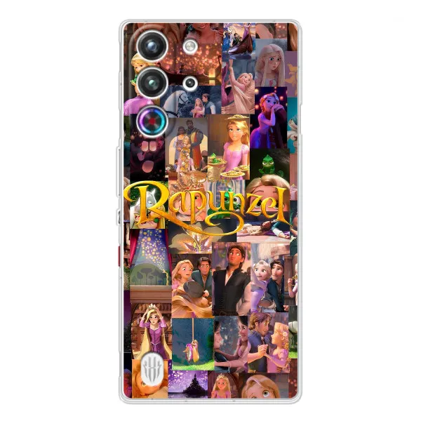 Чохол з принтом «Колаж Рапунцель» для ZTE Nubia RedMagic 10 Pro